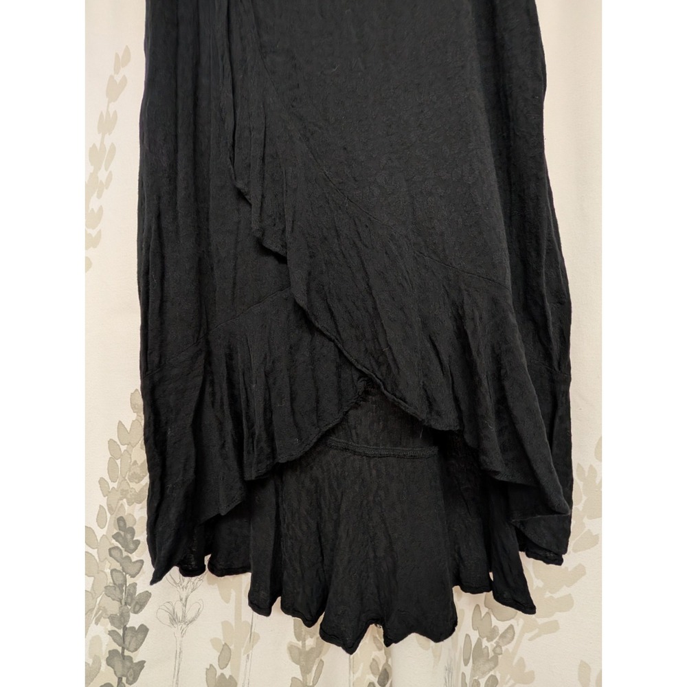 ILLA ILLA Black Leopard Print Maxi Skirt In Medium - Picture 2 of 5